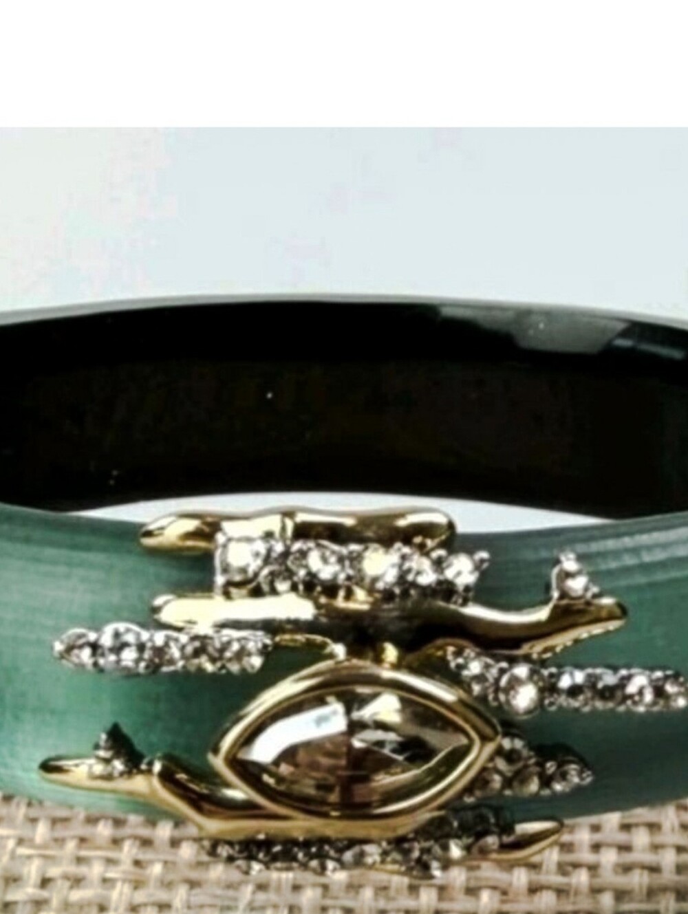 Elegant Gold and Green Bracelet  Alexis BITTAR!!! NWOT!!
